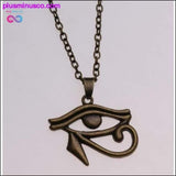 Plus Minus Co Eye Of Horus Necklace Pendant, view 3