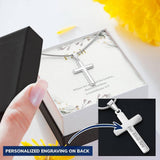 Plus Minus Co Faith cross Necklace, Faith, Wife Necklace, To My Wife, Gift, view 4