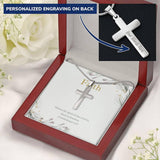 Plus Minus Co Faith cross Necklace, Faith, Wife Necklace, To My Wife, Gift, view 5
