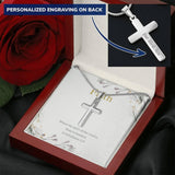 Plus Minus Co Faith cross Necklace, Faith, Wife Necklace, To My Wife, Gift, view 6
