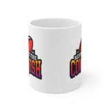 Plus Minus Co Respect The Commish, Fantasy Football Fans, Commissioner, Fantasy Football, Commish, Football Mug, Funny Football Mug, Gameday Mug, view 2