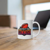 Plus Minus Co Fantasy Football Respect The Commish || Fantasy Football Commissioner Mugs, A great gift for the Draft Kings junkie in your life!, view 6