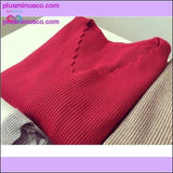 Plus Minus Co Fashion Autumn Women V-neck Long-sleeve Knitted Sweater, view 2