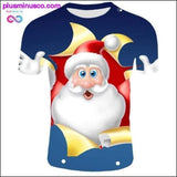 Plus Minus Co Fashion Christmas T-Shirts for Men - Funny Santa Claus, view 4