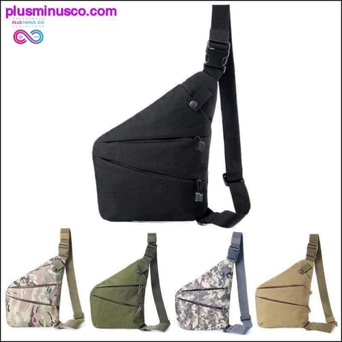 Plus Minus Co Fashion Men Travel Business Anti Theft Shoulder Crossbody