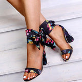 Plus Minus Co Fashion Open Toe Block Heel Sandals Women's Summer Strap, view 4