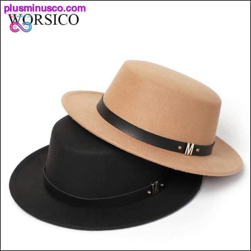 Plus Minus Co Fashionable Vintage Fedora Hat at PlusMinusCo.com