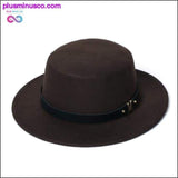 Plus Minus Co Fashionable Vintage Fedora Hat at PlusMinusCo.com, view 4