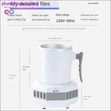 Plus Minus Co Fast Cooling Cup Mini Chilled Drinks Juice Desktop, view 2