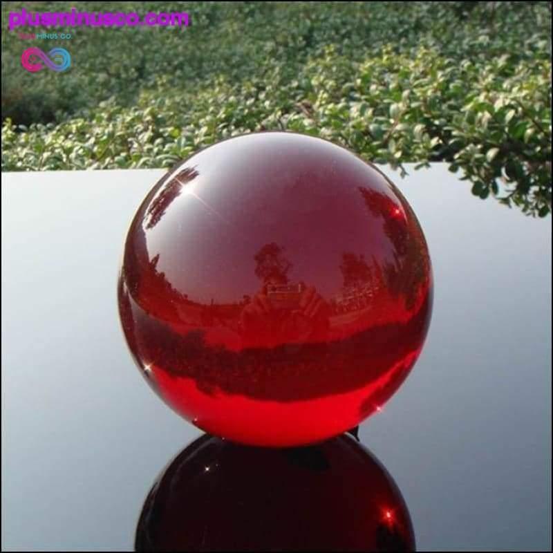Plus Minus Co Feng Shui Glass Obsidian Crystal Ball - Magic Feng Shui Glass Healing Balls