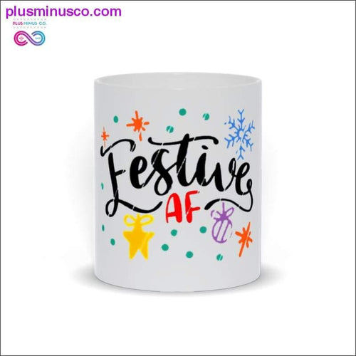 Plus Minus Co Festive AF Mugs