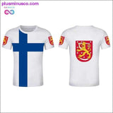 Plus Minus Co FINLAND T-shirt custom men's t-shirt Finland Sweden Finnish, view 3