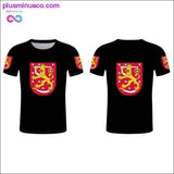 Plus Minus Co FINLAND T-shirt custom men's t-shirt Finland Sweden Finnish, view 5