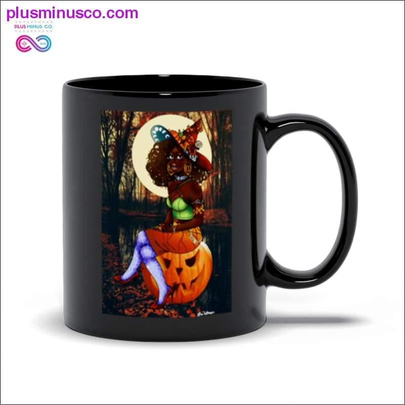 Plus Minus Co first day of October Black Mugs