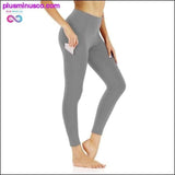 Plus Minus Co Fitness Sport Leggings Tights Slim Yoga Pants, view 3