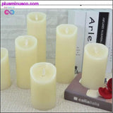 Plus Minus Co Flameless Remote Control Led Wax Candle Wireless Timer Led, view 2