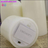 Plus Minus Co Flameless Remote Control Led Wax Candle Wireless Timer Led, view 3