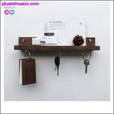 Plus Minus Co Floating Wall Mounted Storage Shelf + Magnetic Key Rack /, view 2