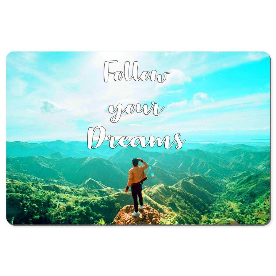 Plus Minus Co Follow Your Dreams Desk Mats 12x18