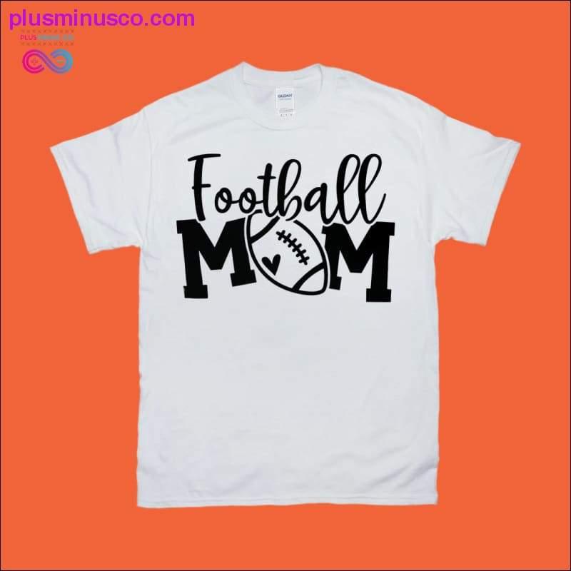 Plus Minus Co Football Mom / Love T-Shirts