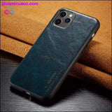 Plus Minus Co For iPhone 11/ 11 Pro/ 11 Pro Max Case Luxury Slim Leather, view 2