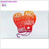 Plus Minus Co Forget how much it hurts and try again Desk Mats, view 2