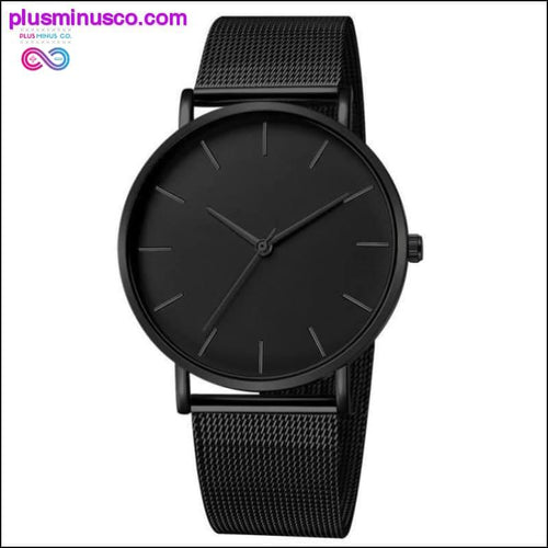 Plus Minus Co Free Shipping Women Watch Mesh Stainless Steel Bracelet