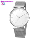 Plus Minus Co Free Shipping Women Watch Mesh Stainless Steel Bracelet, view 5