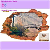 Plus Minus Co Free shipping:3D Broken Wall Sunset Scenery Seascape Island, view 2