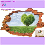 Plus Minus Co Free shipping:3D Broken Wall Sunset Scenery Seascape Island, view 5