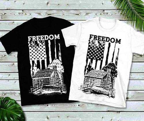 Plus Minus Co Freedom | Log Cabin Vertical | American Flag Cabin Fever| Climbing | Hiking | Camping | Outdoors Camper  Log Cabin,Cabin is Calling,Mountain