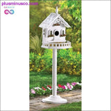 Plus Minus Co Freestanding Victorian Birdhouse ll PlusMinusco.com, view 2