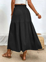 Plus Minus Co Frill Slit Skirt, view 6