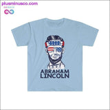 Plus Minus Co Funny Abraham Lincoln T-Shirt, view 6