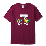Plus Minus Co Funny Sarcastic Pun Intended T-shirt Complicated Rubics Cube, view 5
