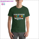 Plus Minus Co Funny social Distancing Short-Sleeve Social Distancing, view 6