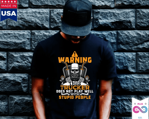 Plus Minus Co Funny Trucker Truck Driver Trucking Dads Father Men Gift T-Shirts, fathers day gift, Supper Dad shirt - Papa shirt - Daddy shirt