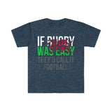 Plus Minus Co Funny Welsh If Rugby is Easy, They'd Call It Football Rugby Wales Rugby T-Shirt, Rugby Fan Rugby Fan Rugby Player Shirt, view 5