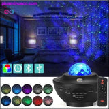 Plus Minus Co Galaxy Starry Night Lamp LED Star Projector Night Light, view 2