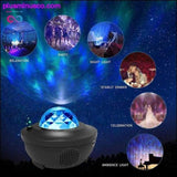 Plus Minus Co Galaxy Starry Night Lamp LED Star Projector Night Light, view 6