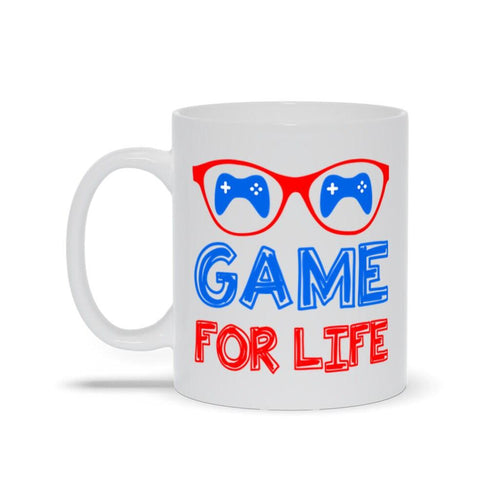 Plus Minus Co Game For Life Mugs, Gamer Gift, Gaming Present, Gift for Him, Gamer Mug, Video Game Mugs, Gamer Gift, Nerdy Mugs, Mug For Gamers