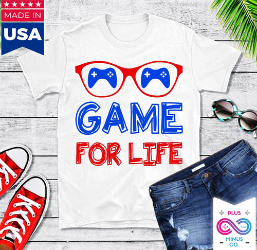 Plus Minus Co Game For Life T-Shirts || Gamer Shirt || Gaming Shirt || Game Life Shirt || Gamer Gift || Video Game Shirt || Gift for Boyfriend