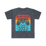 Plus Minus Co Game over class of 2023 T-Shirts, Collge Graduation Gift, Class Of 2023 tee, Senior Shirt, Gift For The Graduate, Gift For Her,senior gaming, view 4