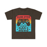Plus Minus Co Game over class of 2023 T-Shirts, Collge Graduation Gift, Class Of 2023 tee, Senior Shirt, Gift For The Graduate, Gift For Her,senior gaming, view 5