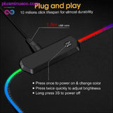 Plus Minus Co Gaming Mouse Pad Computer Mousepad Large Mouse Pad Gamer RGB, view 4