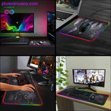 Plus Minus Co Gaming Mouse Pad Computer Mousepad Large Mouse Pad Gamer RGB, view 5