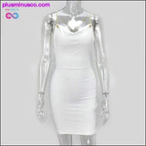 Plus Minus Co Garden Summer Dress Women Spaghetti Straps Backless Sexy, view 4