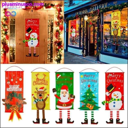 Plus Minus Co Christmas Garland Home Decor, Wooden Holiday Accents for Mantel and Tree