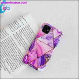 Plus Minus Co Geometric Marble iPhone Case Coque Holder For iPhone 11 Pro, view 2