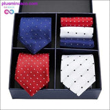 Plus Minus Co Gift box Pack Mens Tie Skinny Pink palid 100% Silk Classic, view 4